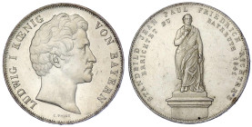 Altdeutsche Münzen und Medaillen

Bayern

Ludwig I., 1825-1848

Geschichtsdoppeltaler 1841, Richterstandbild. Randschrift a. gutes vorzüglich, k...