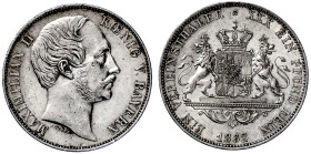 Altdeutsche Münzen und Medaillen

Bayern

Maximilian II. Joseph, 1848-1864

Vereinstaler 1862. fast vorzüglich. Jaeger 94. Thun 98. AKS 149.
