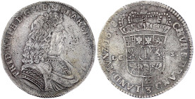Altdeutsche Münzen und Medaillen

Brandenburg-Preußen

Friedrich Wilhelm, 1640-1688

2/3 Taler 1688 LCS, Berlin. gutes sehr schön, kl. Schrötlin...