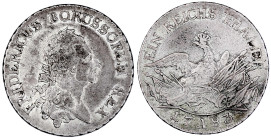 Altdeutsche Münzen und Medaillen

Brandenburg-Preußen

Friedrich II., 1740-1786

Reichstaler 1783 A, Berlin. 21,95 g. gutes sehr schön. Olding 7...