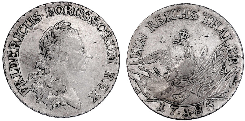Altdeutsche Münzen und Medaillen

Brandenburg-Preußen

Friedrich II., 1740-1...