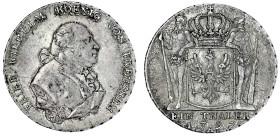 Altdeutsche Münzen und Medaillen

Brandenburg-Preußen

Friedrich Wilhelm II., 1786-1797

Reichstaler 1797 A, Berlin. 22,02 g. sehr schön/vorzügl...