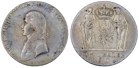 Altdeutsche Münzen und Medaillen

Brandenburg-Preußen

Friedrich Wilhelm III., 1797-1840

Taler 1801 A, Berlin. gutes sehr schön, winz. Schrötli...