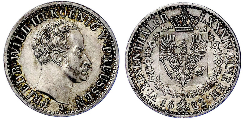 Altdeutsche Münzen und Medaillen

Brandenburg-Preußen

Friedrich Wilhelm III...