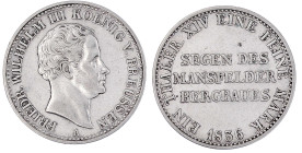 Altdeutsche Münzen und Medaillen

Brandenburg-Preußen

Friedrich Wilhelm III., 1797-1840

Ausbeutetaler 1836 A. gutes sehr schön. Jaeger 63. AKS...