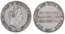 Altdeutsche Münzen und Medaillen

Brandenburg-Preußen

Friedrich Wilhelm III., 1797-1840

Ausbeutetaler 1837 A. vorzüglich. Jaeger 63. Thun 251....