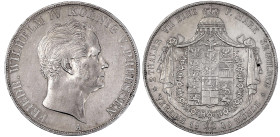 Altdeutsche Münzen und Medaillen

Brandenburg-Preußen

Friedrich Wilhelm IV., 1840-1861

Vereinsdoppeltaler 1846 A. sehr schön/vorzüglich. Jaege...