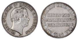 Altdeutsche Münzen und Medaillen

Brandenburg-Preußen

Friedrich Wilhelm IV., 1840-1861

Ausbeutetaler 1846 A. sehr schön/vorzüglich. Jaeger 75....