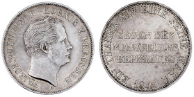 Altdeutsche Münzen und Medaillen

Brandenburg-Preußen

Friedrich Wilhelm IV., 1840-1861

Ausbeutetaler 1847 A. vorzüglich. Jaeger 75. Thun 257. ...