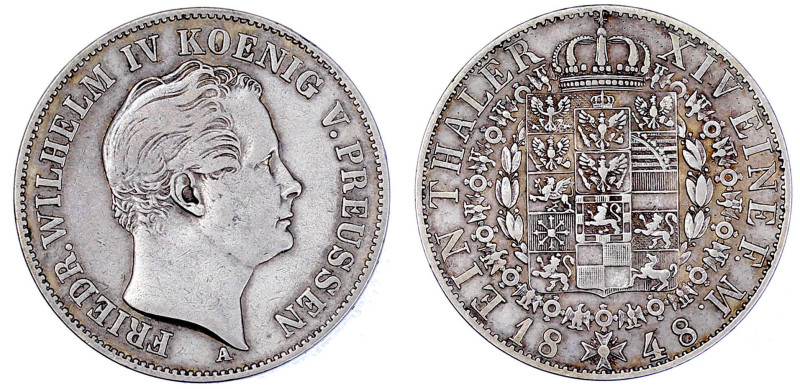 Altdeutsche Münzen und Medaillen

Brandenburg-Preußen

Friedrich Wilhelm IV....