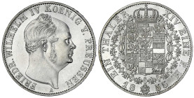 Altdeutsche Münzen und Medaillen

Brandenburg-Preußen

Friedrich Wilhelm IV., 1840-1861

Taler 1855 A. fast Stempelglanz, Prachtexemplar. Jaeger...