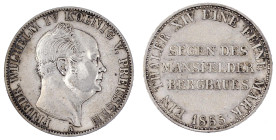 Altdeutsche Münzen und Medaillen

Brandenburg-Preußen

Friedrich Wilhelm IV., 1840-1861

Ausbeutetaler 1855 A. sehr schön/vorzüglich. Jaeger 81....