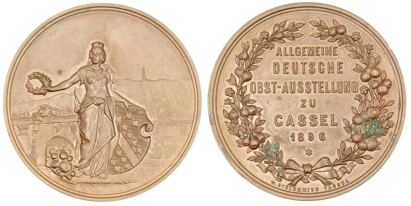 Altdeutsche Münzen und Medaillen

Hessen-Kassel, Stadt

Bronzemedaille 1896 ...