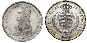Altdeutsche Münzen und Medaillen

Sachsen-Albertinische Linie

Friedrich August I., 1806-1827

Konventionstaler 1821 IGS, Dresden. Seltenes Jahr...