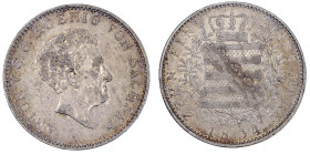 Altdeutsche Münzen und Medaillen

Sachsen-Albertinische Linie

Anton, 1827-1836

Konventionstaler 1834 G. gutes sehr schön. Jaeger 60. Thun 309....