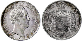 Altdeutsche Münzen und Medaillen

Sachsen-Albertinische Linie

Friedrich August II., 1836-1854

Ausbeutetaler 1853 F. sehr schön, kl. Randfehler...