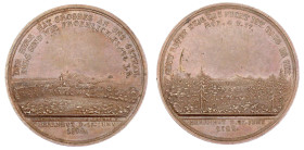 Altdeutsche Münzen und Medaillen

Sachsen-Herrnhut, Gemeinde

Bronzemedaille 1822 von Thomas, Dresden, a.d. 100 Jf. der Gründung der Gemeinde. Ort...