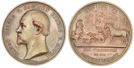 Altdeutsche Münzen und Medaillen

Sachsen-Coburg-Gotha

Ernst II., 1844-1893

Bronzemedaille o.J. v. Helfricht. Dem Verdienste um die Landwirtsc...