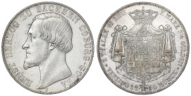 Altdeutsche Münzen und Medaillen

Sachsen-Coburg-Gotha

Ernst II., 1844-1893

Doppeltaler 1854 F. gutes vorzüglich, kl. Kratzer. Jaeger 288. Thu...