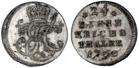 Altdeutsche Münzen und Medaillen

Sachsen-Hildburghausen

Ernst Friedrich Karl, 1745-1780

1/24 Taler 1760. fast Stempelglanz, Prachtexemplar. H...