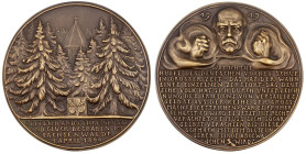 Medaillen

Medailleure

Goetz, Karl

Große Bronzemedaille 1919. Kopf und Fäuste (des verstorbenen) Bismarck über Versailles-Schandrede / Bismarc...