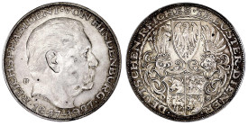 Medaillen

Medailleure

Goetz, Karl

Silbermedaille 1927 D, auf den 80. Geburtstag v. Paul v. Hindenburg, Deutschen Reiches treuster Diener. 2 W...