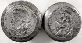 Medaillen

Medailleure

Goetz, Karl

Prägestempelpaar (Matrizen) zur Medaille 1934 auf den 175. Geburtstag von Friedrich von Schiller. Prägedurc...