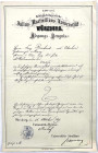 Medaillen

Medicina in Nummis

Zusammenstellungen/Lots

Urkunden-Nachlass des Arztes Franz Bierschenk: Abiturzeugnis (Mainz) und Ernennungsbrief...