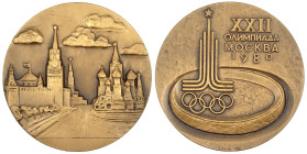Medaillen

Olympische Spiele

Olympische Sommerspiele Moskau 1980

Bronzemedaille 1980 von Leonova. Oly. Spiele Moskau. 60 mm. vorzüglich/Stempe...