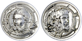 Medaillen

Reformation

Deutschland

Luther, Martin, *10.11.1483 Eisleben, +18.2.1546 Eisleben

Schwere Feinsilber-Reliefmedaille v. Viktor Hu...