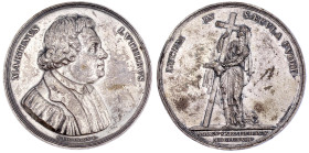 Medaillen

Reformation

Deutschland

Luther, Martin, *10.11.1483 Eisleben, +18.2.1546 Eisleben

Versilberte Bronzemedaille 1817 von Jacobson. ...