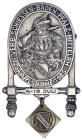 Medaillen

Schützenmedaillen

Karlsruhe

Versilbertes Schützenabzeichen 1925. Verbandsschiessen Baden-Pfalz-Mittelrhein. 56 x 30 mm. vorzüglich...