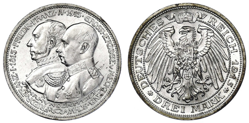 Reichssilbermünzen J. 19-178

Mecklenburg-Schwerin

Friedrich Franz IV., 189...