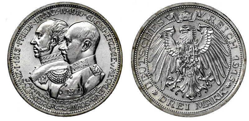 Reichssilbermünzen J. 19-178

Mecklenburg-Schwerin

Friedrich Franz IV., 189...