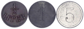 Notmünzen/Wertmarken, deutschsprachig

Zusammenstellungen/Lots

3 Stück: Wertmarken o. J. 1 (Pfg.) Gebr. Müllensiefen G.m.b.H. Glasfab. Crengeldan...