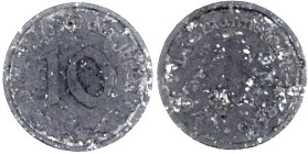 Drittes Reich

Ghetto Litzmannstadt

10 Pfennig 1942, Magnesium. Mit Kurz-Expertise Franquinet. sehr schön, Korrosionsspuren, sehr selten. Jaeger ...