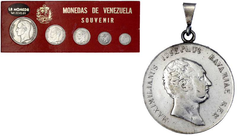 LOTS

Sammlungen allgemein

6 Silbermünzen: Venezuela Souvenirset mit 5 Silb...