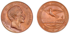Orden und Ehrenzeichen

Deutschland

Deutsche Länder, bis 1918

Preussen: Bronzierte Kupfermedaille für Verdienst um das Militair-Brieftaubenwes...