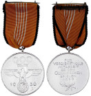 Orden und Ehrenzeichen

Deutschland

Drittes Reich, 1933-1945

Medaille für verdienstvolle Mitarbeit bei den olymp. Spielen 1936. Am Band, im Or...