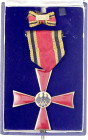 Orden und Ehrenzeichen

Deutschland

BRD, seit 1948

Bundesverdienstkreuz II. Klasse für Arbeitsjubilare (Spange "50" fehlt). Im Originaletui mi...