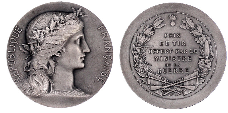 Orden und Ehrenzeichen

Frankreich

Silbermedaille o.J. von Dupuis. Militäri...