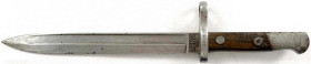 Militaria

Blankwaffen

Spanien

Seitengewehr Artilleria de Toledo 1899. Ohne Scheide. Länge 38 cm