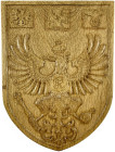 Militaria

Sonstige militär. Gegenstände

Drittes Reich: Hölzerne Wandplakette in Wappenform. Preussischer Adler, darüber 3 Embleme: schlesischer ...