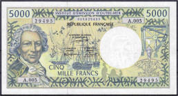 Banknoten

Ausland

Französ. Pazifik

5000 Francs o.D. (1996). I. Pick 3a.