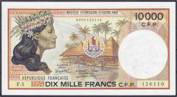 Banknoten

Ausland

Französ. Pazifik

10000 Francs o.D. (1985). I. Pick 4a.