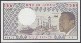 Banknoten

Ausland

Gabun

1000 Francs 1.4.1978. Le Gouverneur / Un Censeur. II+ Pick 3d.