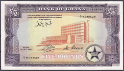Banknoten

Ausland

Ghana

Bank of Ghana, 5 Pounds 1.7.1962. I. Pick 3d.
