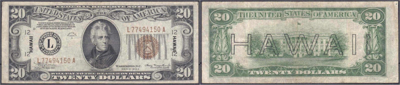 Banknoten

Ausland

Hawaii

United States of America - Territorial, 20 Dol...