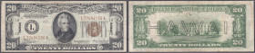 Banknoten

Ausland

Hawaii

United States of America - Territorial, 20 Dollar 1934 A (1942). III. Pick 41a.