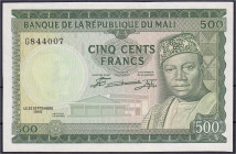 Banknoten

Ausland

Mali

500 Francs 22.9.1960. I-, selten. Pick 8a.